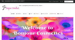 Desktop Screenshot of bonjourcosmetics.net